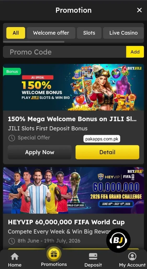 Betjili login