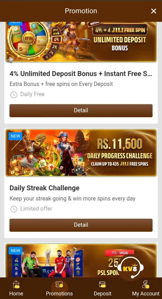 kv8 game real earning app android